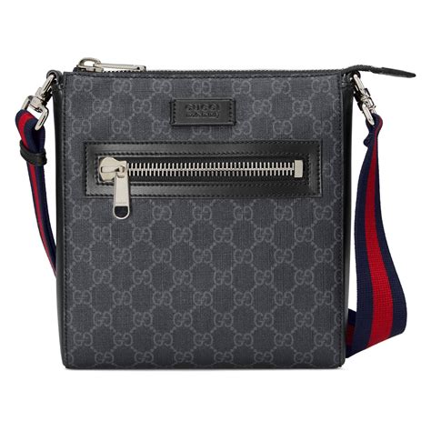 gucci gg black crossbody|Gucci crossbody with thick strap.